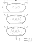 Stone Brake Pad Set F – With Sensor