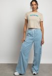Wide Combat Trousers - Blue
