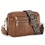 Crossbody Purse For Women Small Crossbody Bags Trendy Vegan Leather With Adjustable Shoulder Strap