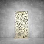 Laser Cut Screen - Design 112 - 1040 X 535 X 20 Matt Gold Outdoor
