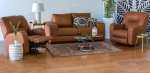 New 100% Genuine Leather 2 Seater + 2 Recliners Sets