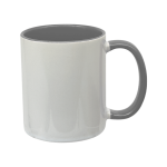 11OZ White & Grey Ceramic Mug - Sublimation Express