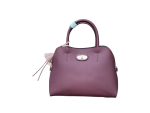 Floral Tassel Bag- Purple