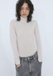 Turtleneck Top - Light Beige