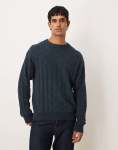 Calvin Klein Mens Easy Cotton Crew Neck Sweater In In Teal - Teal XL