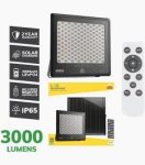 Solac Solar Floodlight & Remote LED 3000LM
