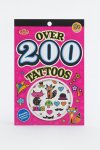 200 Kids Washable Temporary Tattoos Pack
