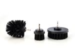 Sigma - 3 Piece Hard Drill Brush Set - Black