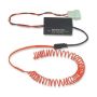 Manhattan El Cable Neon Flaming Red - Flexible Wire Bright Red Glow 1.5M Length Inverter Included Standard 4 Pin Power Supply Connector