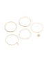 Kids Gold Easter Bunny Shaker & Daisy Bangles 5-PACK