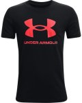 Boys' Ua Sportstyle Logo Short Sleeve - Black Yxs