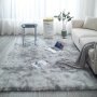 1PC Super Fluffy Living Room Rugs Tie-dyed Shaggy Rug Fluffy Throw Carpets Soft Plush Fuzzy Rugs For Bedroom Girls Kids Nursery Room Dorm Home Decor