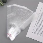 100PCS Transparent Self-adhesive Seal Bags Wedding Birthday Parties Jewelry Accessories Stationery Pen Gift Necklace Bracelet Pa