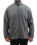 Mens Fleece Jacket - 8XL Grey blk