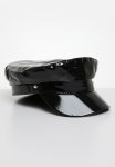 Superbalist Patent Faux Leather Baker Boy Hat - Black