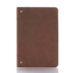 Faux Leather Flip Case With Stand For Samsung Galaxy Tab S8 Plus Brown