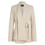 Karl Belted Blazer -beige