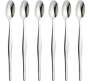 6 Piece Soda Spoons Slimeline - Silver