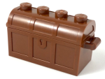 Parts Container - Treasure Chest Bottom That Slots In Back With Treasure Chest Lid - Thick Hinge 4738A 4739A 4738AC01 - Reddis