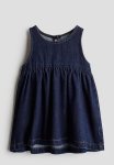 Denim Dress - Navy Blue