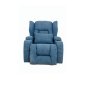 Diana Single Seater Recliner Couch-blue