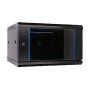 6U 600X450 Wallmount Cabinet - Black