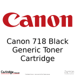 Canon 718 Hp 304A 305A 312A Compatible Toner Black