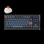 V3 Max Qmk/via 80% Wireless Custom Mechanical Keyboard Red Switch Carbon Black