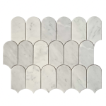 Natura Punkah Carrara White Mosaic