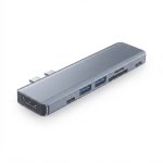 7-IN-1 Usb-c Multiport Adapter Hub With HDMI 4K USB 3.0 Sd tf Card Reader & 100W Power