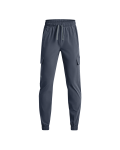 Boys' Ua Pennant Woven Cargo Pants - Downpour Gray Ylg