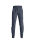 Boys' Ua Pennant Woven Cargo Pants - Downpour Gray / Ylg