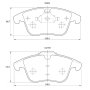 Volvo Kbc Brake Pads Front For Audi Citroen Jaguar Land Rover - Spares Direct