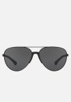 Emporio Armani Grey Lense With Matte Black Avaitor Sunglasses 61MM - Black