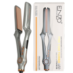 Enzo EN-1298 Professional Dual-voltage Hair Straightener Wide And Flat Design Adjustable Temperature. - Grey