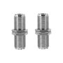 Female Coax Connector Adapter Cable Coupler Compatible With Radio Antennas