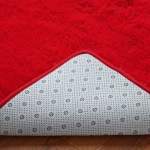 Smte Light Fluffy Shaggy Rug carpet Red With Keychain