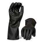Black Industrial Rubber Glove Rough Palm 35CM