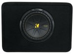 KICKER Compc 50TCWC104 10-INCH 250WATT Rms 4 Ohm Loaded Slim Subwoofer Enclosure