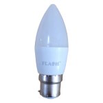 Flash Candle LED Light Bulb 5W B22 6000K