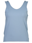 Light Blue V-neck Active Tank Top - S Blue