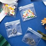 5 10 20PCS Reusable Pill Bag Zipper Pill Bag Set Self-sealing Medicine Storage Device & Travel Accessories