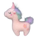 Pink Unicorn Pink Flowers Soft Toy 25CM