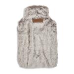 Chocolate Brown Faux Fur Hot Water Bottle