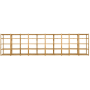 10 Bay Diy Wooden Shelving With 5 Levels Of Shelves 2.4M High - 600MM Deep