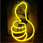 Thumbs Up LED Neon Sign Light E-40