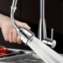 1pc Dual-Mode Kitchen Faucet Aerator - Splash-Proof Rotatable Spray Head For Easy Vegetable Washing & Drainage