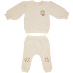 Made 4 Baby Girls 2 Piece Gold Embroidery Co-ord Set Newborn