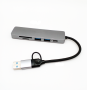 USB 3.0 Fast Transmission 6 Ports Hub Docking Station Q-HU500