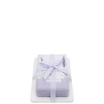 Jenam Lavender & Honey Soap On A Ceramic Dish